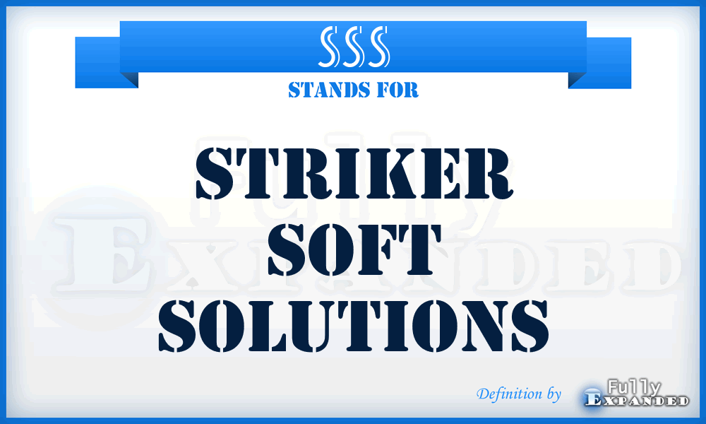 SSS - Striker Soft Solutions