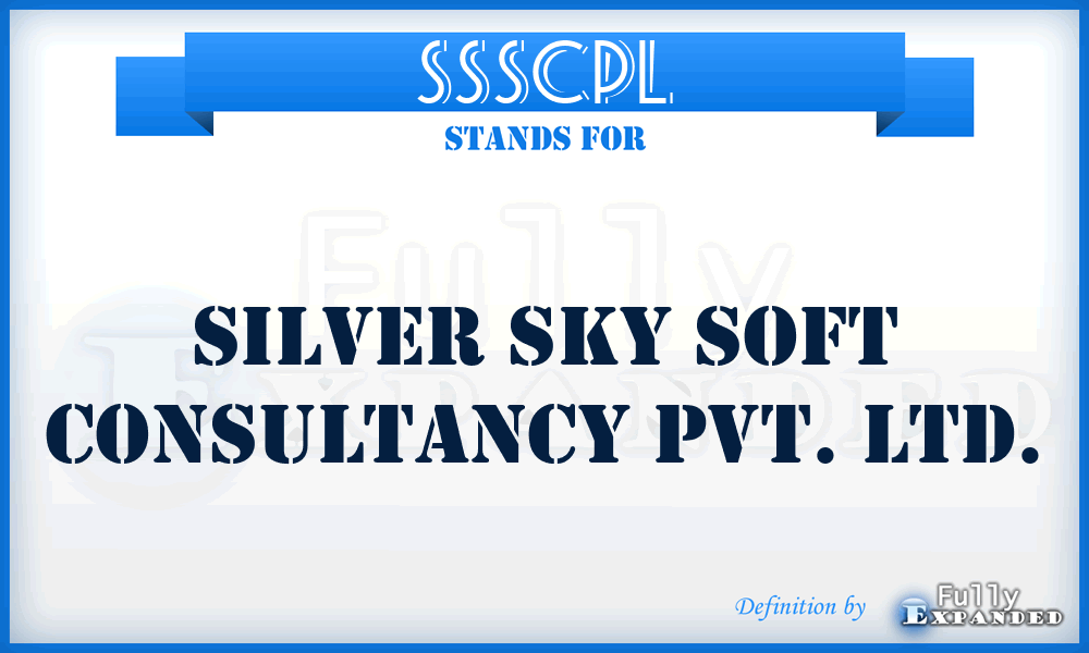 SSSCPL - Silver Sky Soft Consultancy Pvt. Ltd.