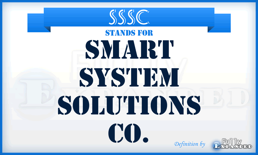 SSSC - Smart System Solutions Co.