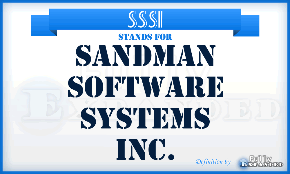 SSSI - Sandman Software Systems Inc.