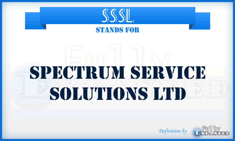 SSSL - Spectrum Service Solutions Ltd
