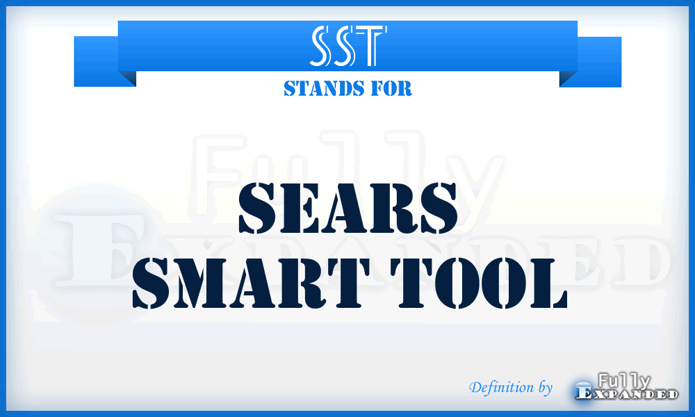 SST - Sears Smart Tool