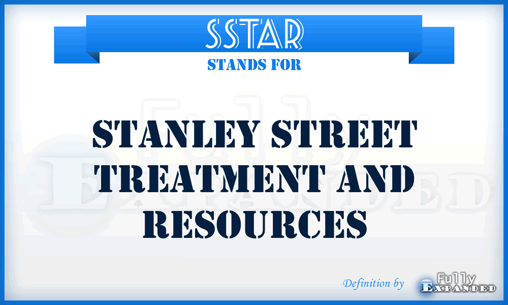 SSTAR - Stanley Street Treatment and Resources