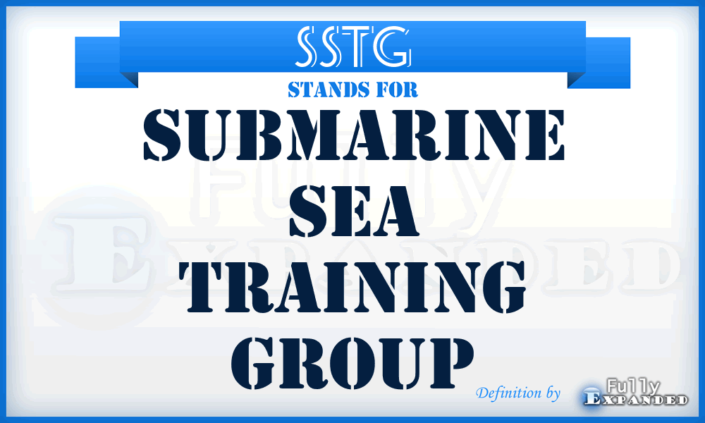 SSTG - Submarine Sea Training Group