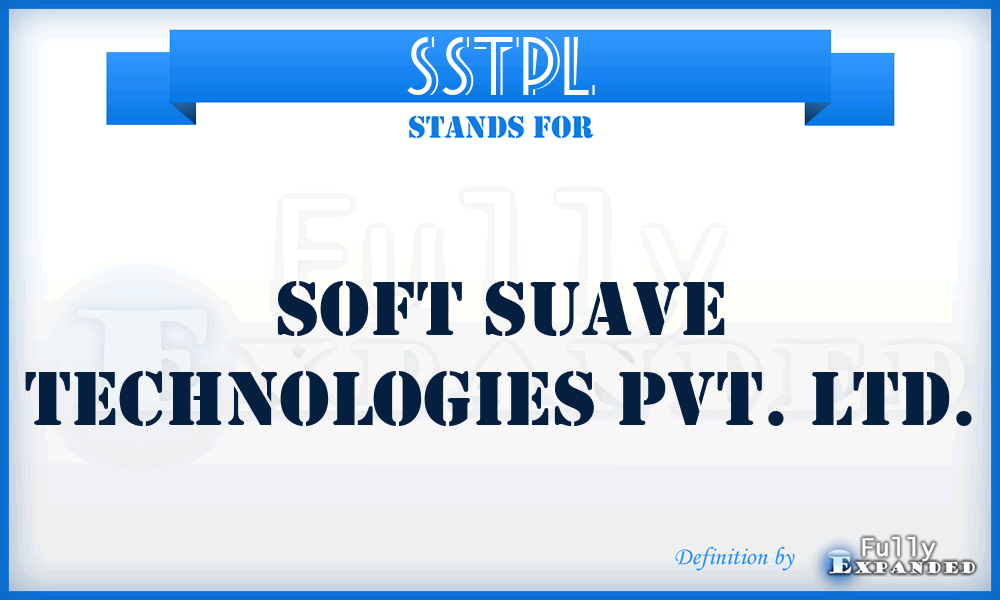 SSTPL - Soft Suave Technologies Pvt. Ltd.