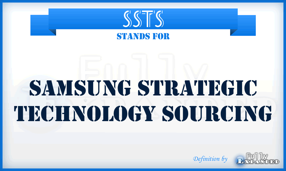 SSTS - Samsung Strategic Technology Sourcing