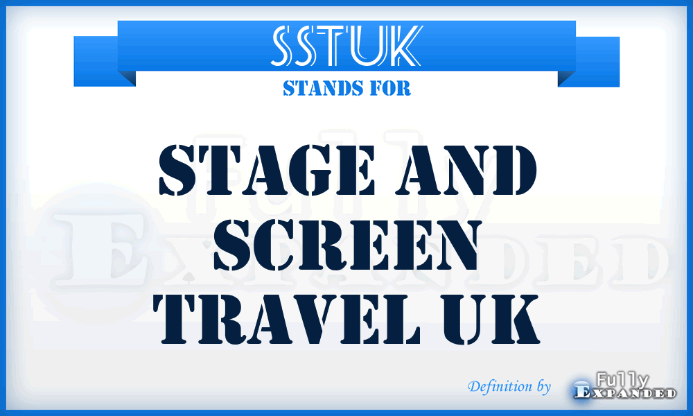 SSTUK - Stage and Screen Travel UK