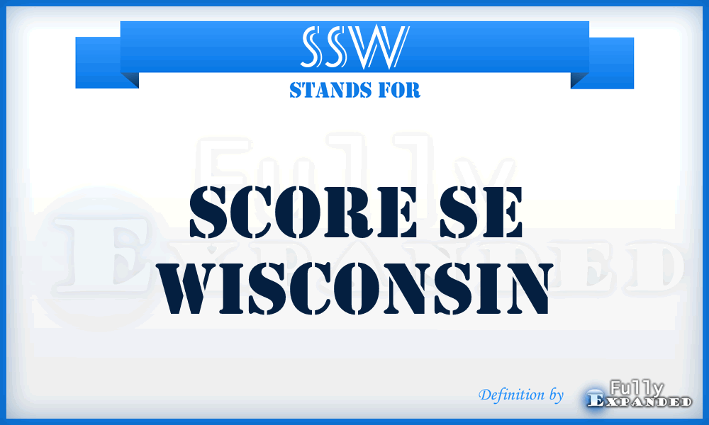 SSW - Score Se Wisconsin