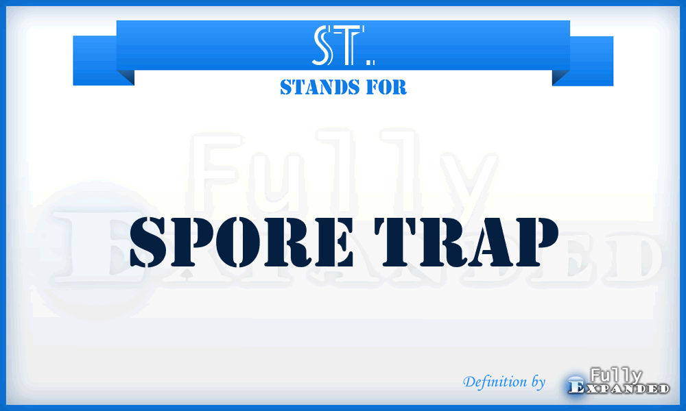 ST. - Spore Trap