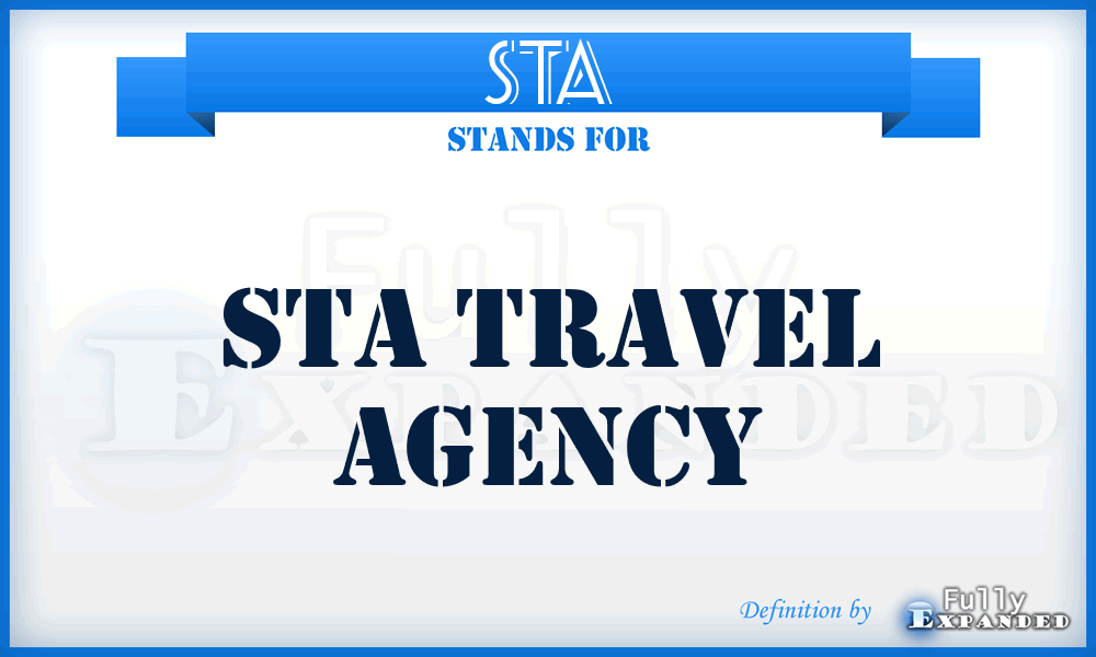 STA - STA travel agency