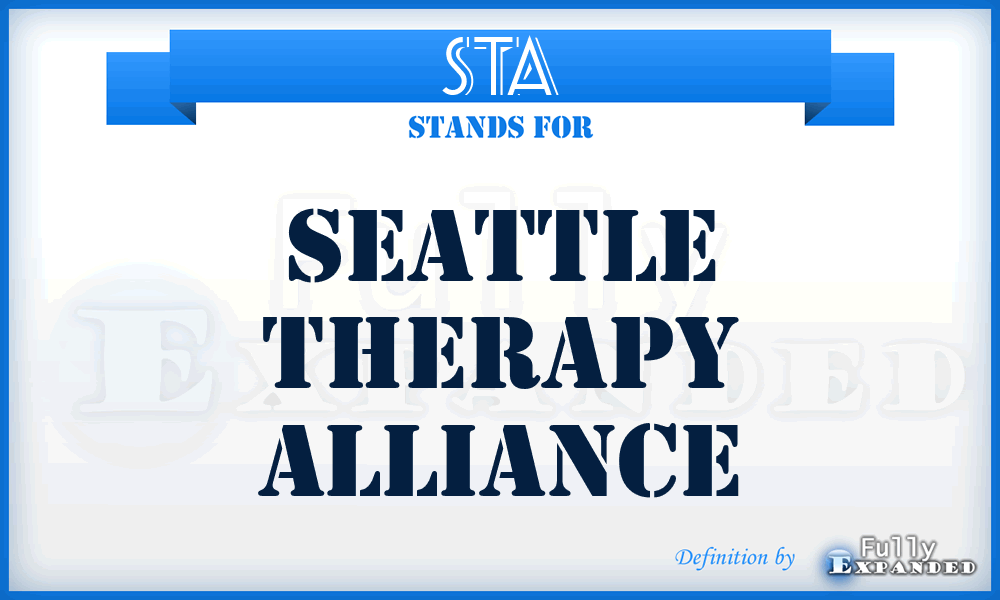 STA - Seattle Therapy Alliance