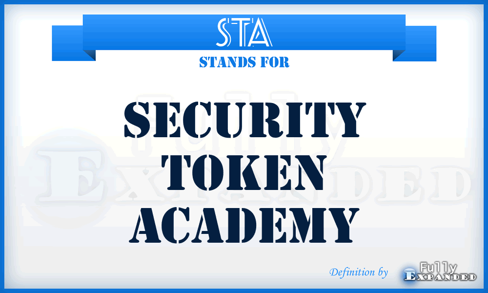 STA - Security Token Academy