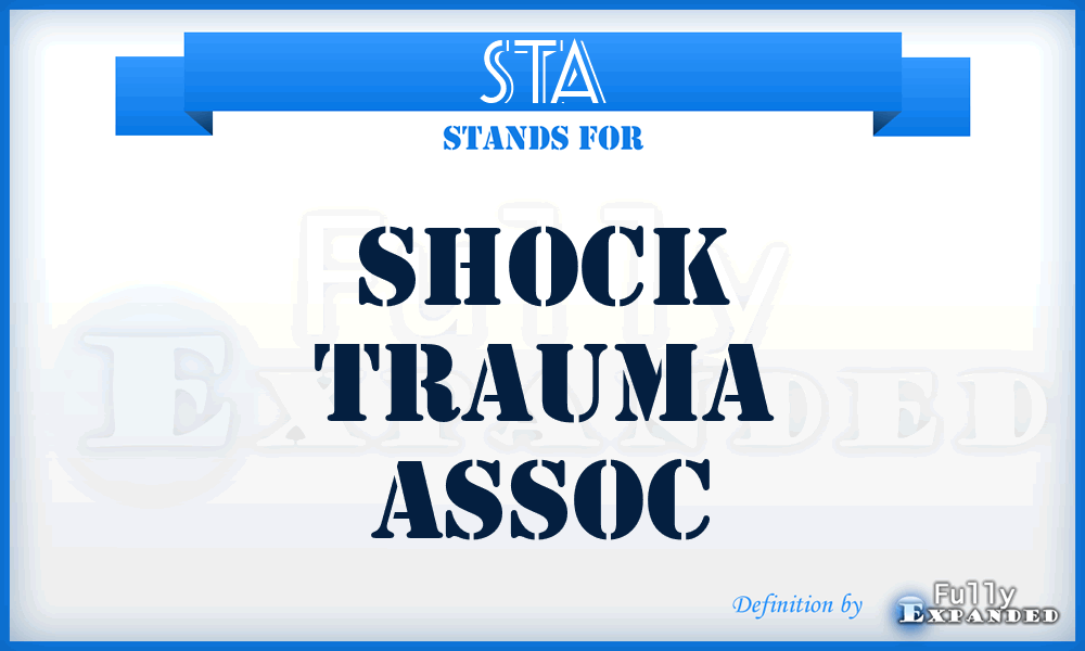STA - Shock Trauma Assoc
