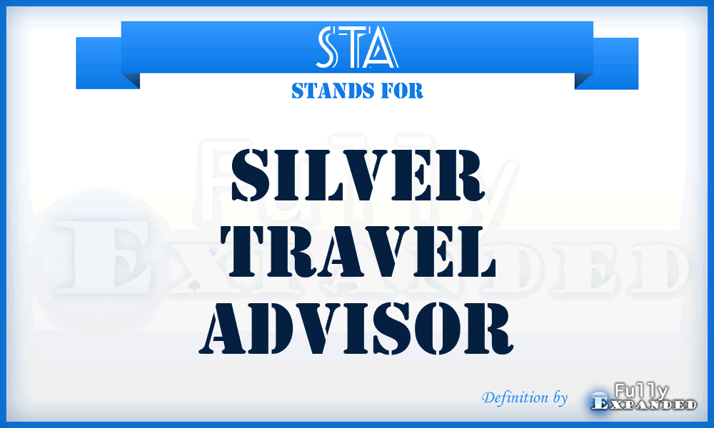 STA - Silver Travel Advisor