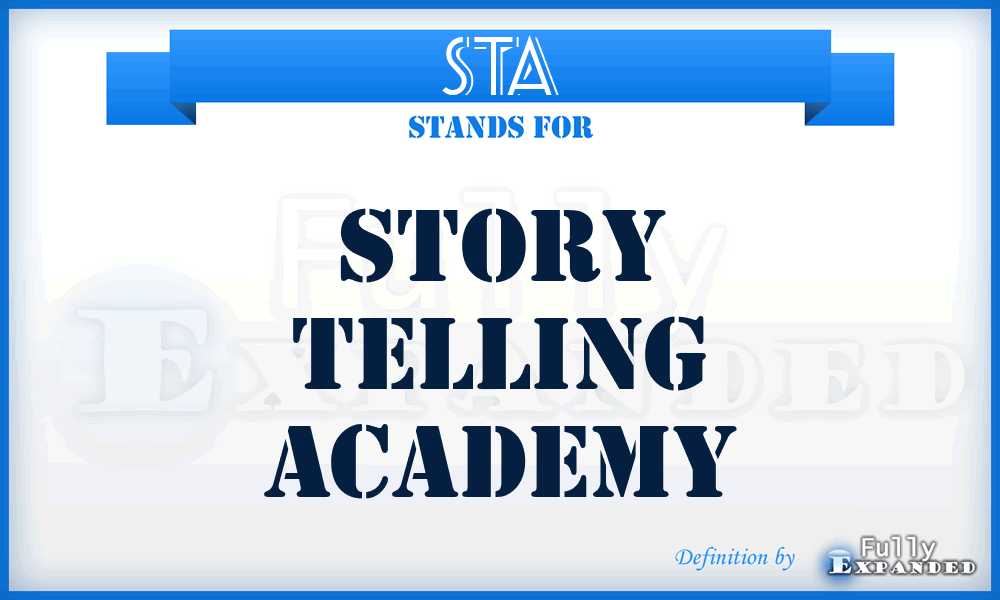 STA - Story Telling Academy