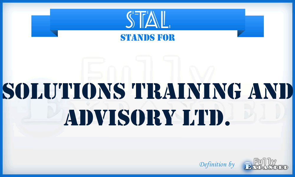 STAL - Solutions Training and Advisory Ltd.