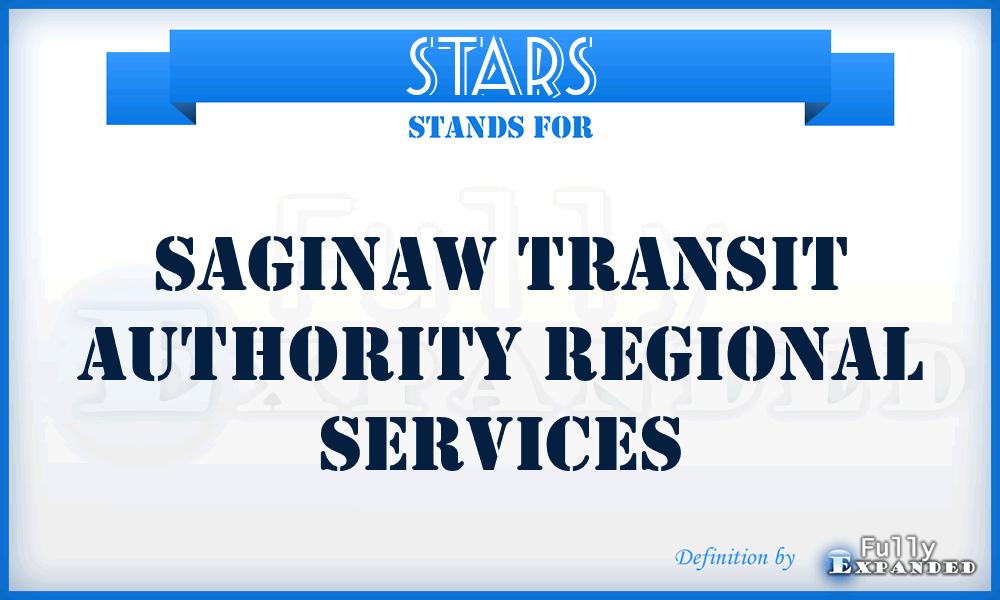 STARS - Saginaw Transit Authority Regional Services