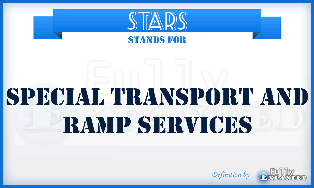 STARS - Special Transport And Ramp Services