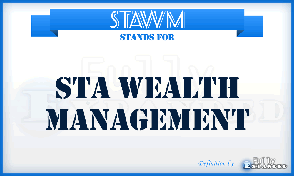STAWM - STA Wealth Management