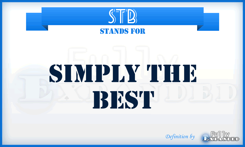 STB - Simply The Best