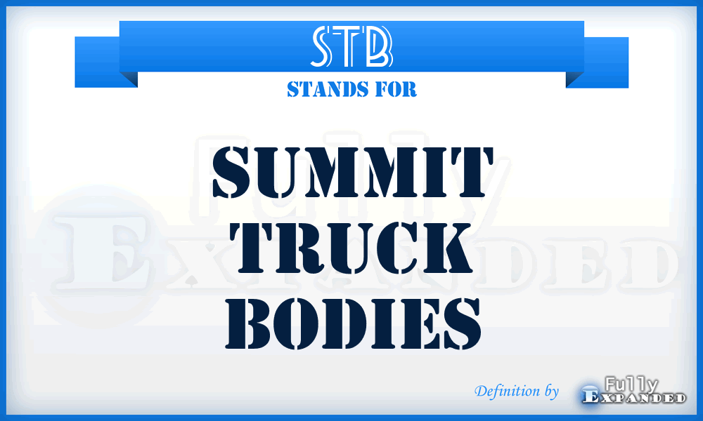 STB - Summit Truck Bodies