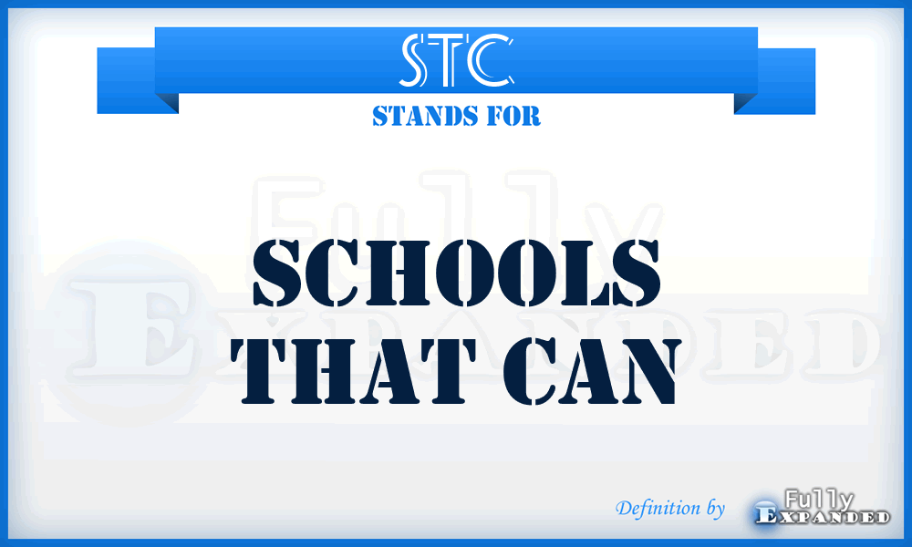 STC - Schools That Can