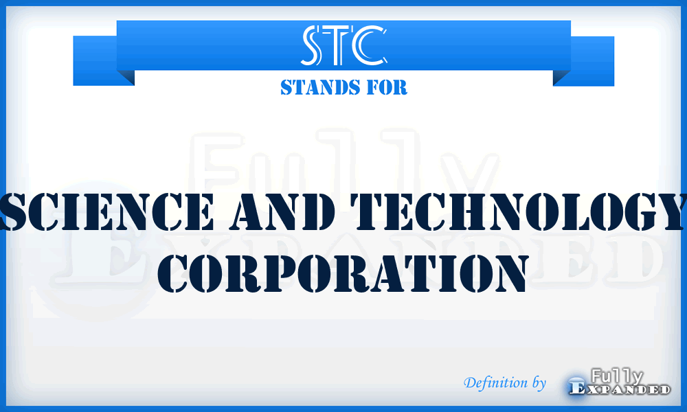 STC - Science and Technology Corporation