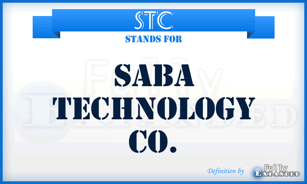 STC - Saba Technology Co.