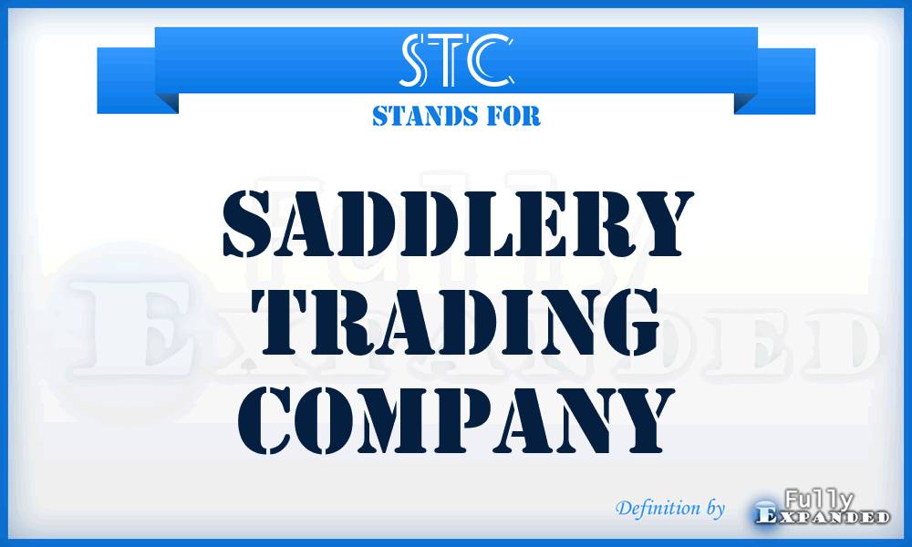 STC - Saddlery Trading Company