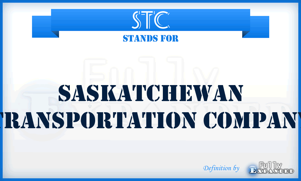 STC - Saskatchewan Transportation Company