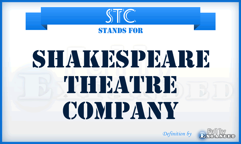 STC - Shakespeare Theatre Company
