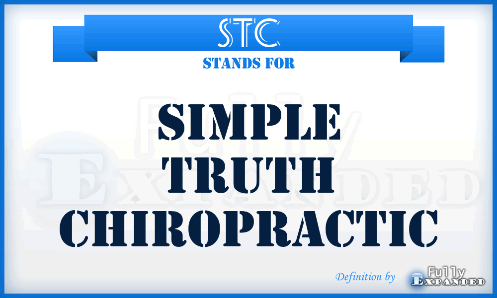 STC - Simple Truth Chiropractic