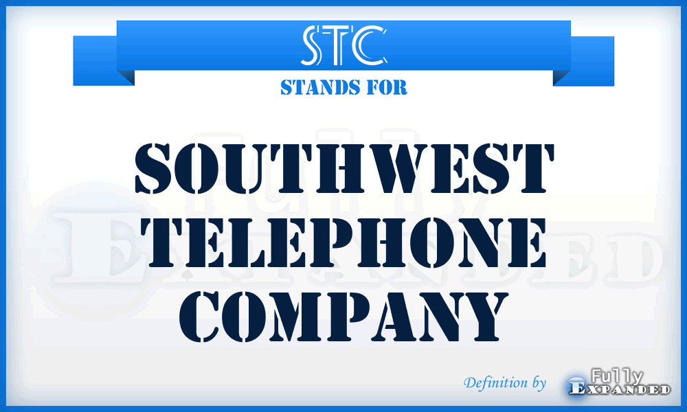 STC - Southwest Telephone Company