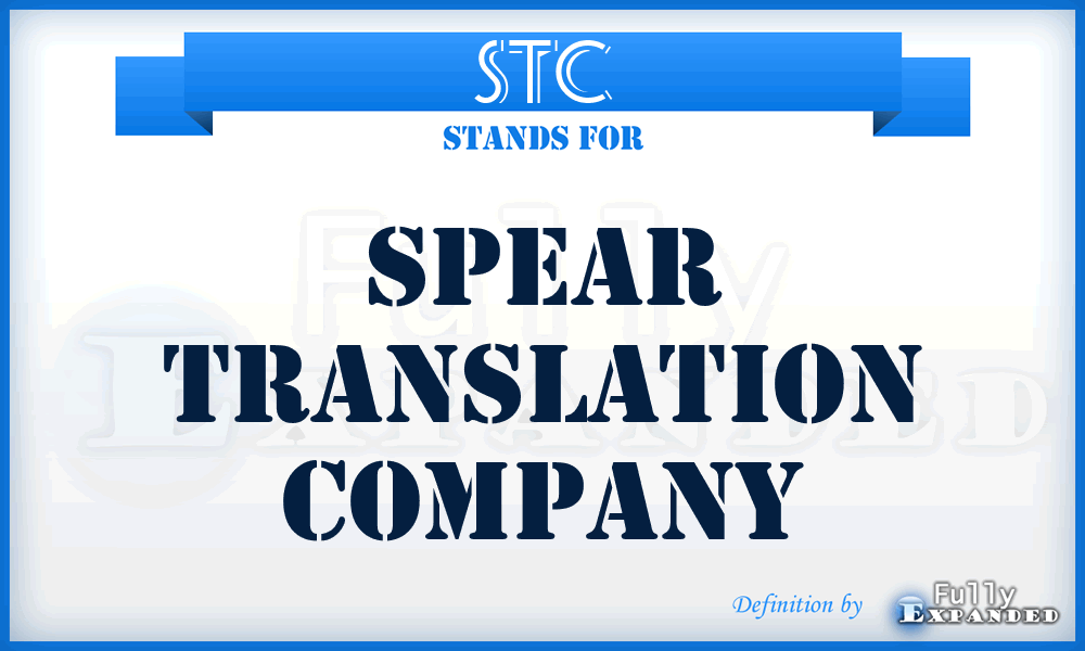 STC - Spear Translation Company