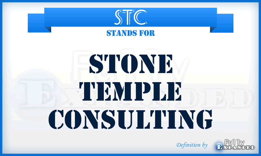 STC - Stone Temple Consulting
