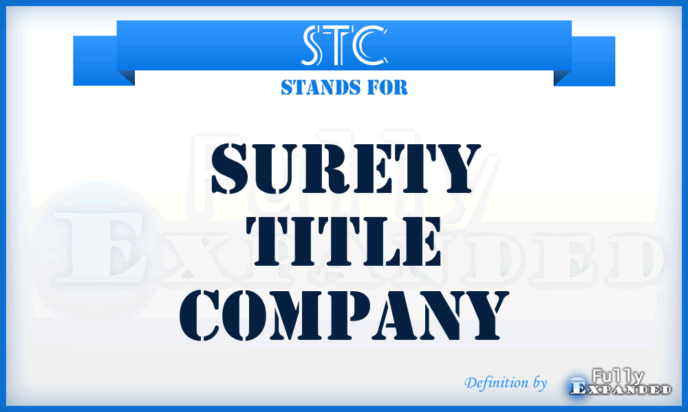 STC - Surety Title Company