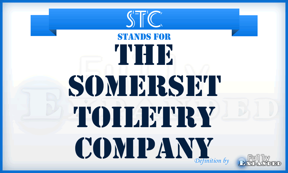 STC - The Somerset Toiletry Company