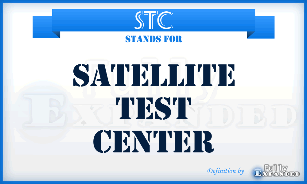 STC - satellite test center