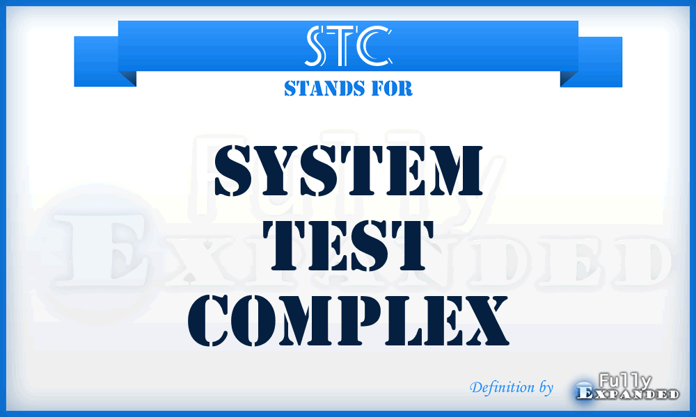 STC - system test complex