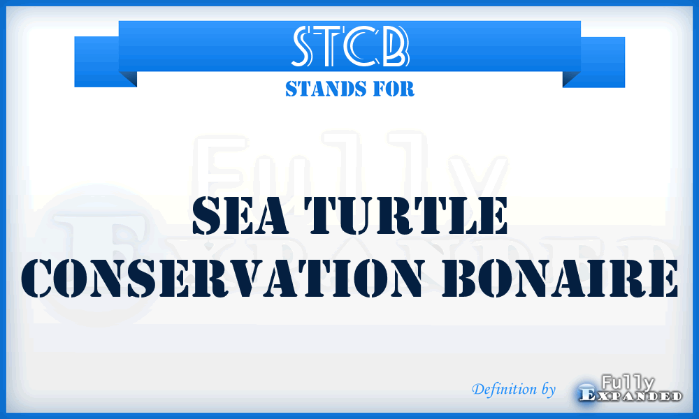 STCB - Sea Turtle Conservation Bonaire