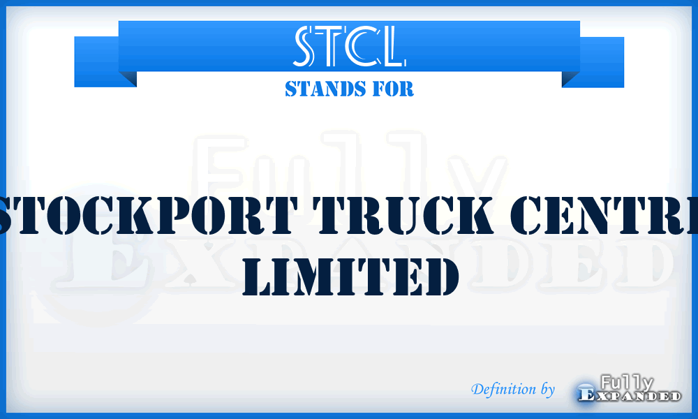 STCL - Stockport Truck Centre Limited