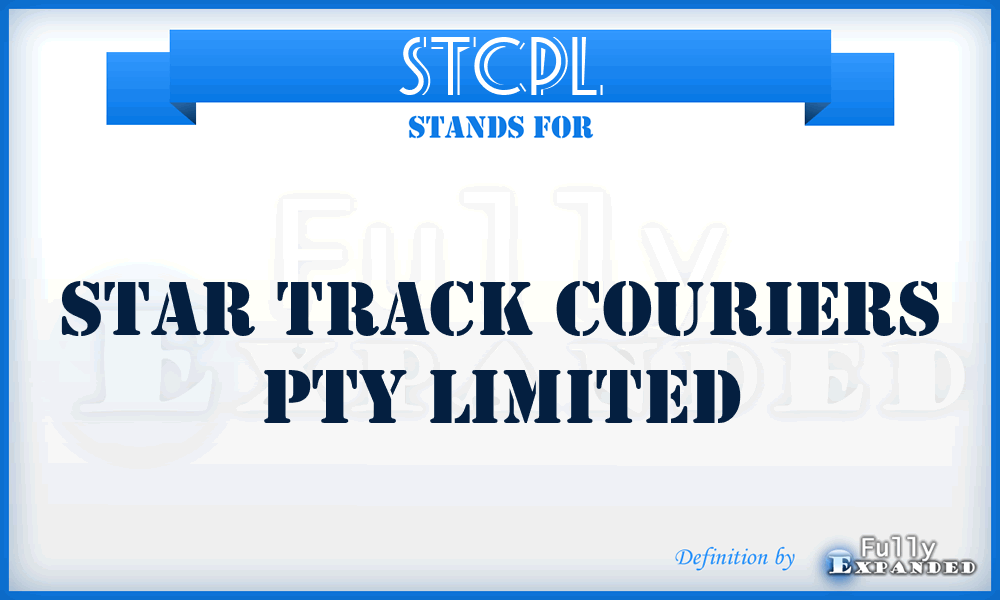 STCPL - Star Track Couriers Pty Limited