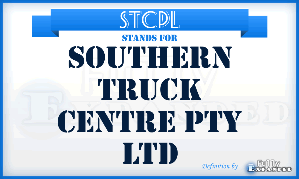 STCPL - Southern Truck Centre Pty Ltd