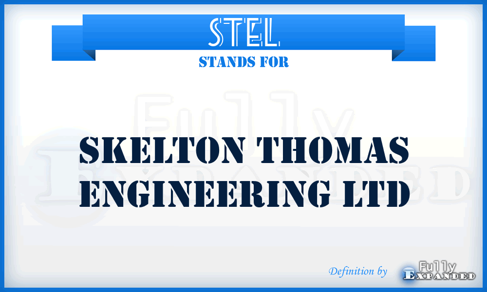 STEL - Skelton Thomas Engineering Ltd