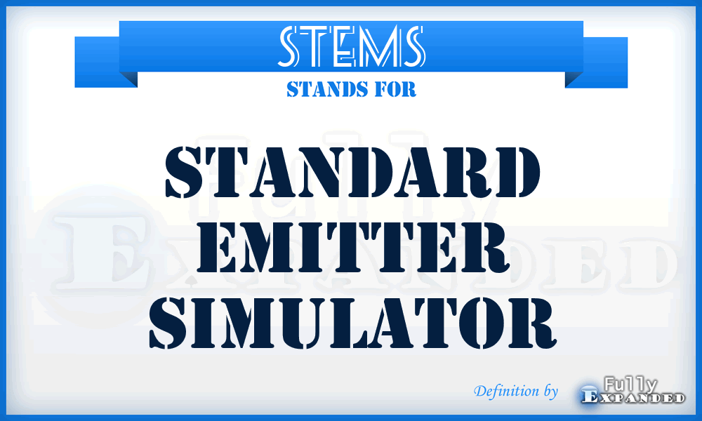 STEMS - standard emitter simulator