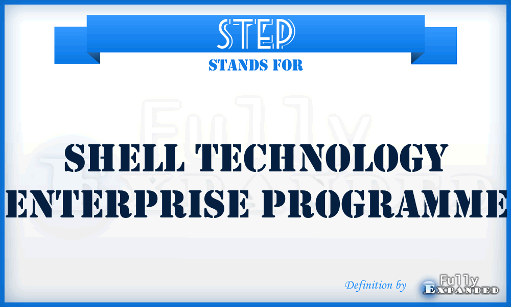 STEP - Shell Technology Enterprise Programme