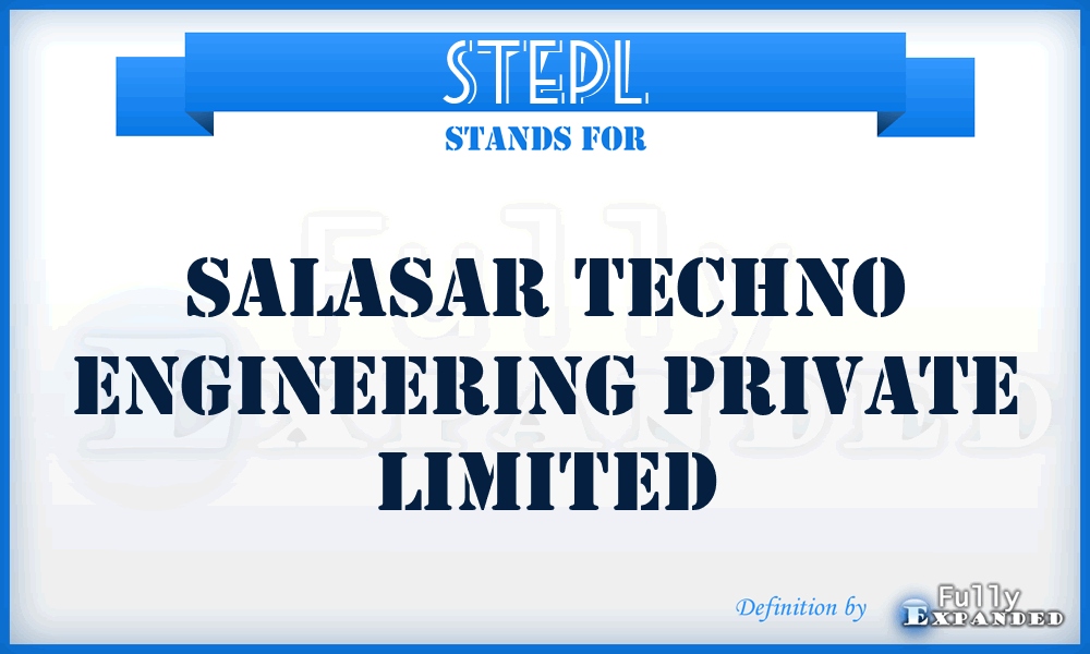STEPL - Salasar Techno Engineering Private Limited