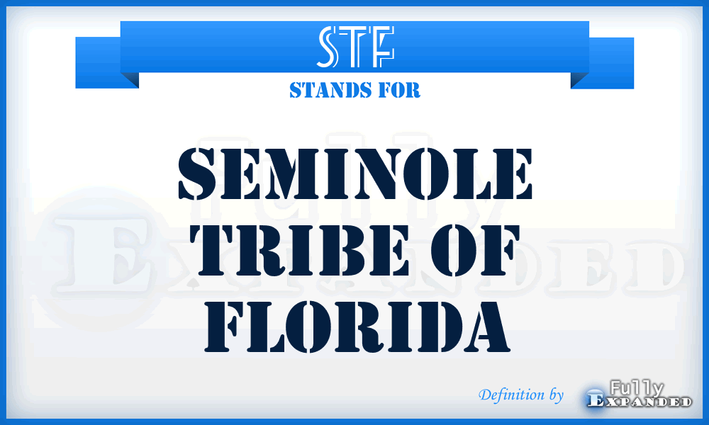 STF - Seminole Tribe of Florida