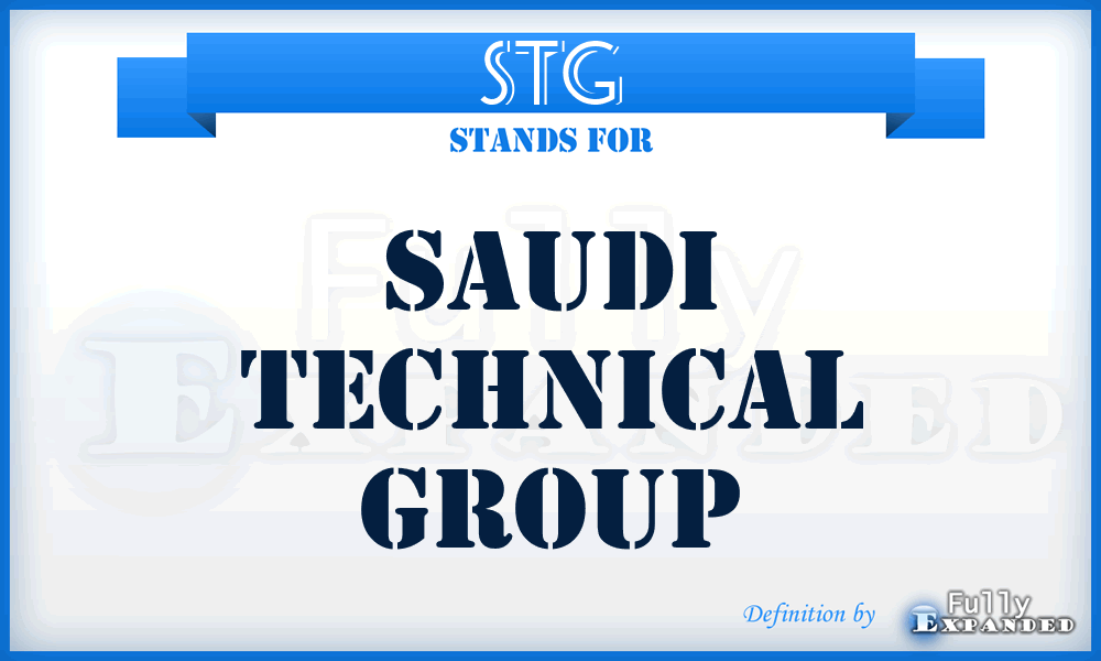 STG - Saudi Technical Group