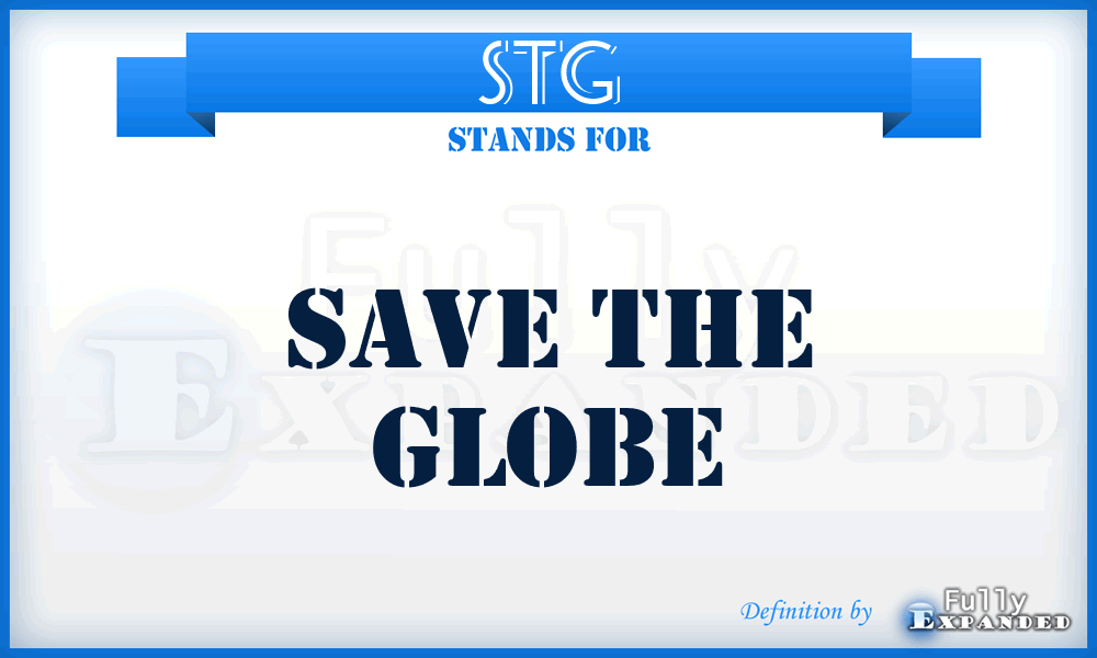 STG - Save The Globe